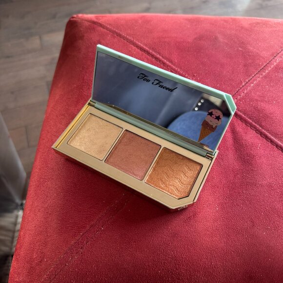 Women Too Faced Tutti Frutti Triple Scoop Highlighting Palette - Picture 2 of 6